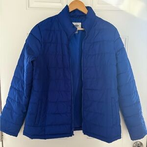 Old Navy Women's Vibrant Blue Puffer Jacket